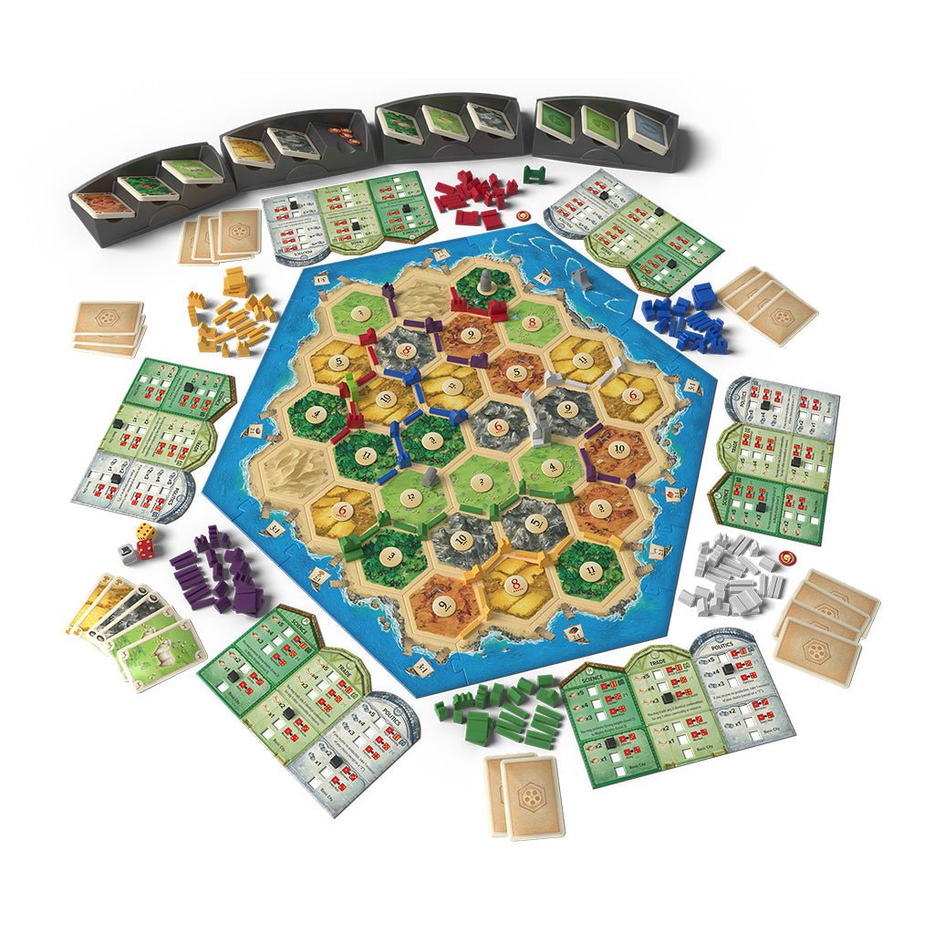 CATAN® – Cities & Knights 5 - 6 Player Expansion Board Game The Compleat Strategist