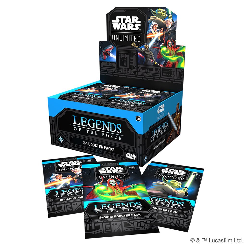 Star Wars: Unlimited - Legends of the Force: Booster Display Collectible Card Games The Compleat Strategist