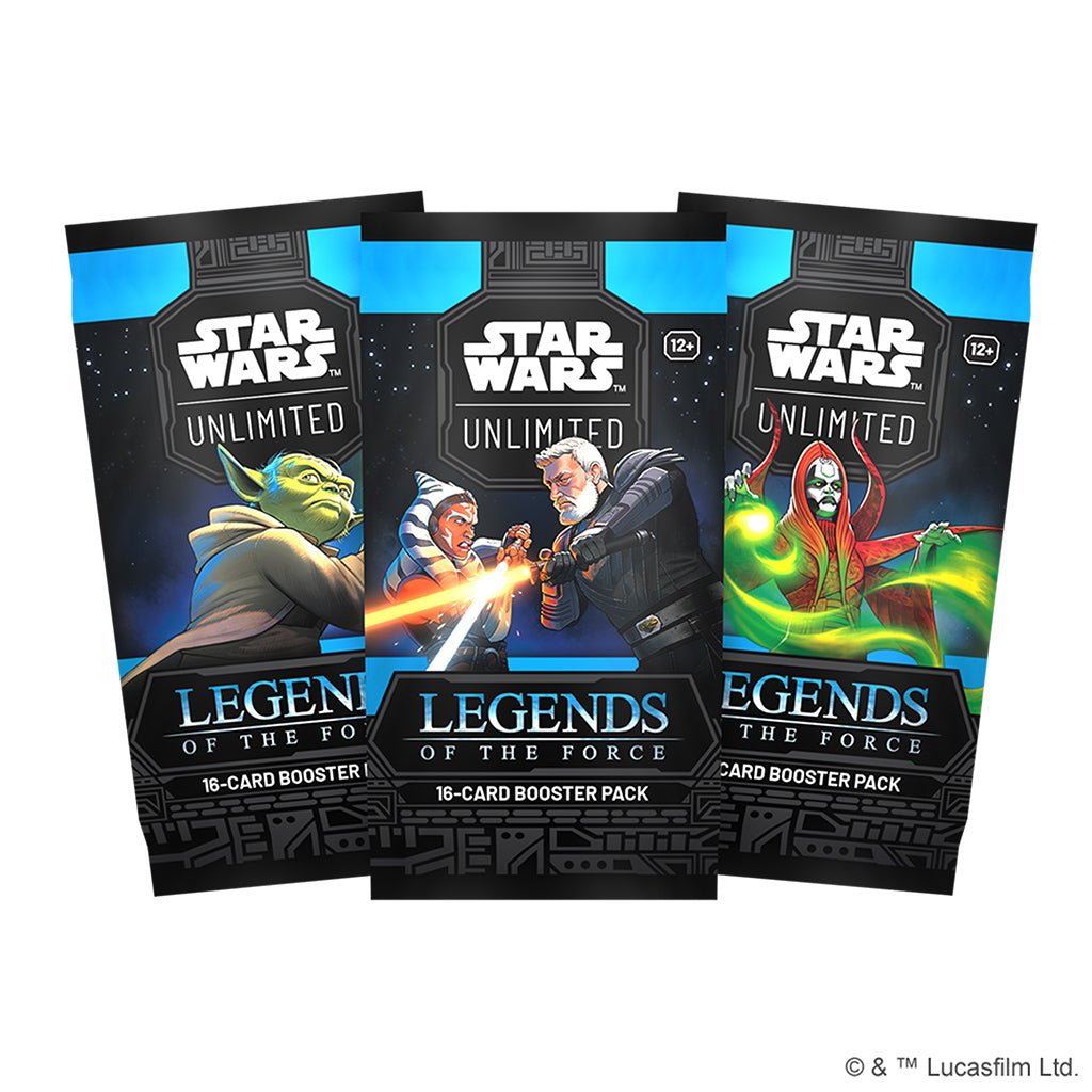 Star Wars: Unlimited - Legends of the Force: Booster Display Collectible Card Games The Compleat Strategist