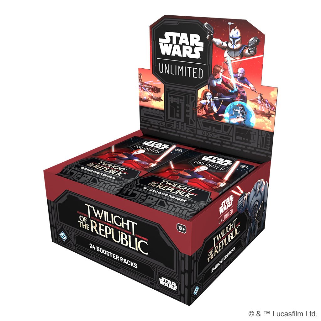 Star Wars: Unlimited – Twilight of the Republic: Booster Display Card Games The Compleat Strategist