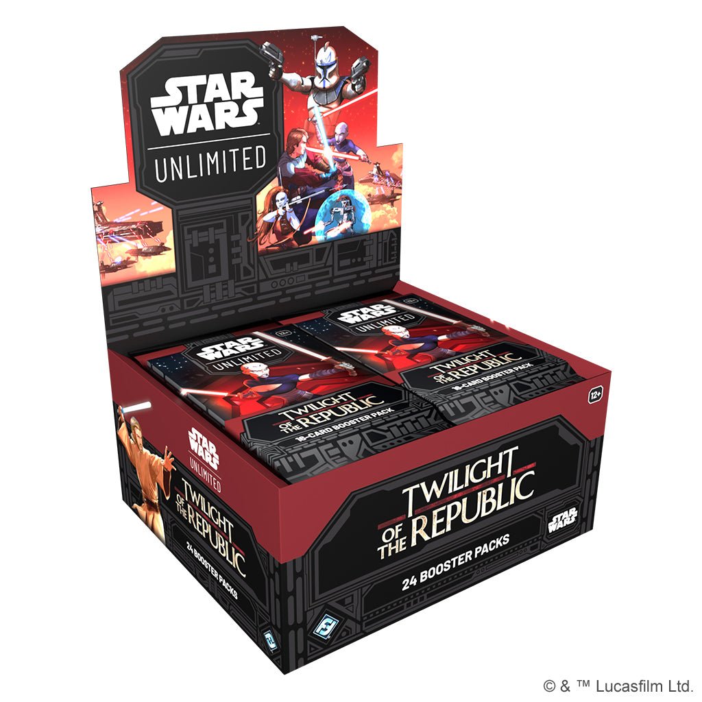Star Wars: Unlimited – Twilight of the Republic: Booster Display Card Games The Compleat Strategist