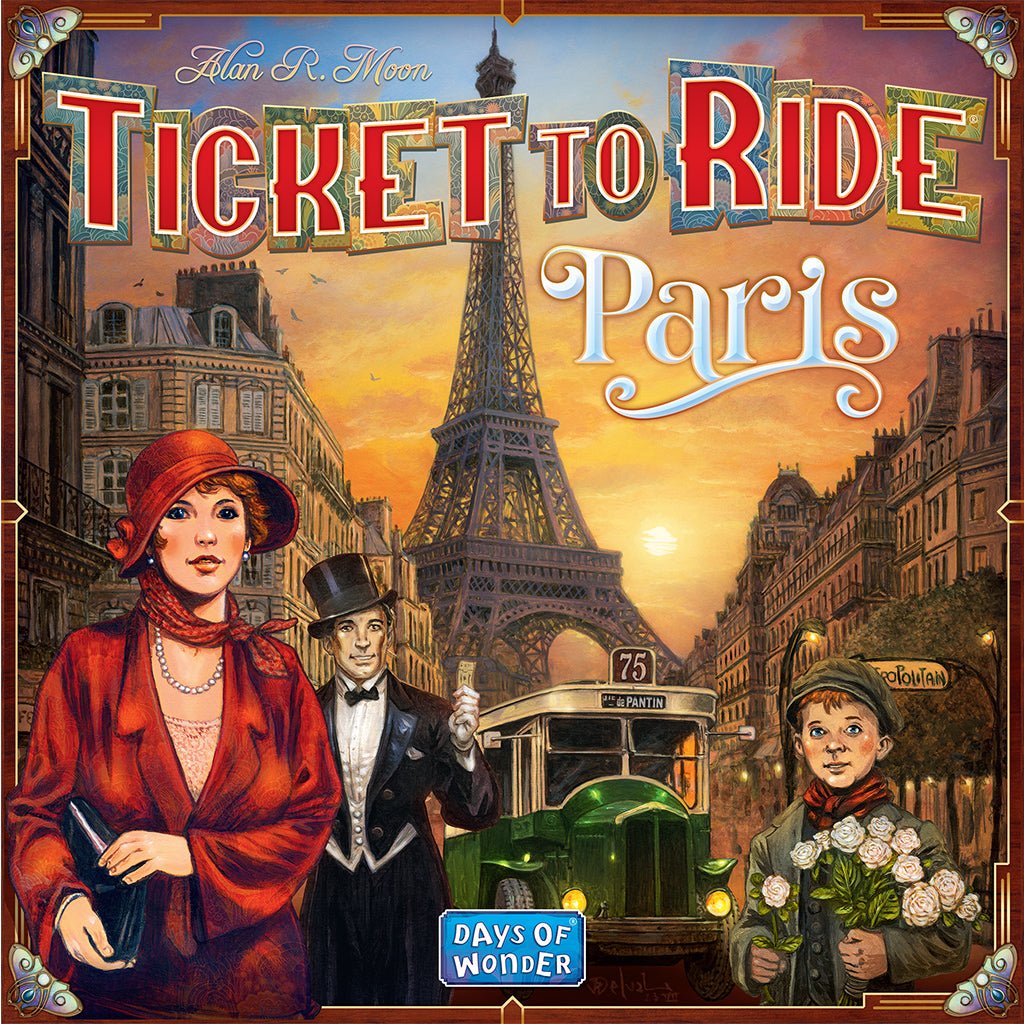 Ticket to Ride Paris Board Game The Compleat Strategist