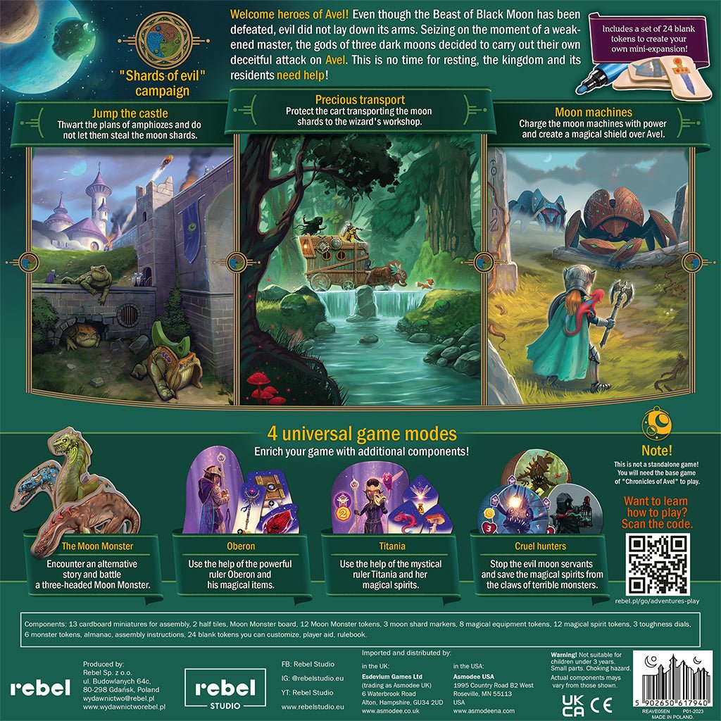 Chronicles of Avel: New Adventures Board Games The Compleat Strategist