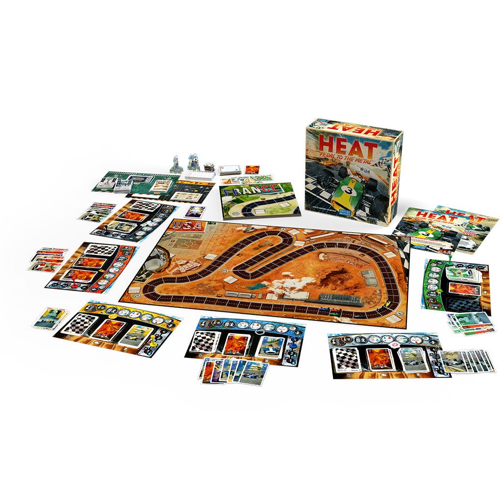 Heat: Pedal to the Metal Board Game The Compleat Strategist