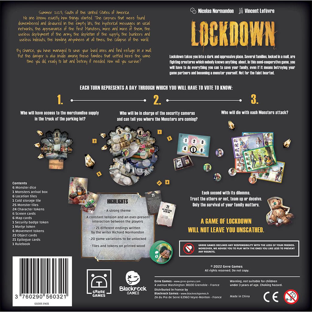 Lockdown Board Games The Compleat Strategist