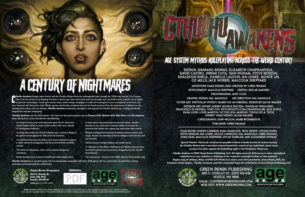 Cthulhu Awakens RPG Tabletop Role Playing Games The Compleat Strategist