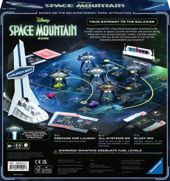 Disney Space Mountain: All Systems Go Board Game The Compleat Strategist