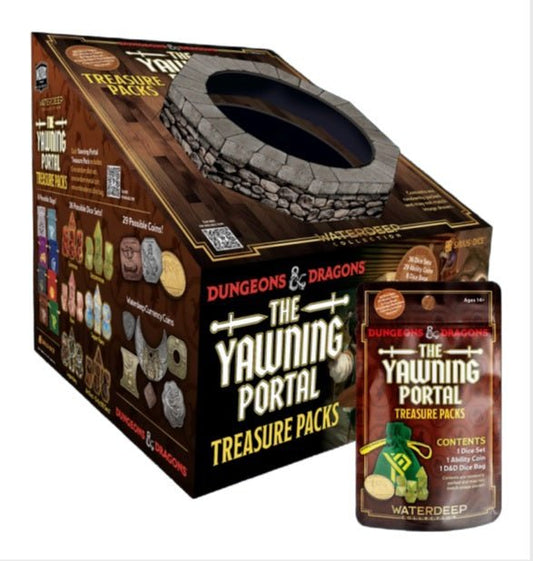 Dungeons & Dragons: The Yawning Portal Treasure Packs Dice Pack (1 Pack) Dice The Compleat Strategist