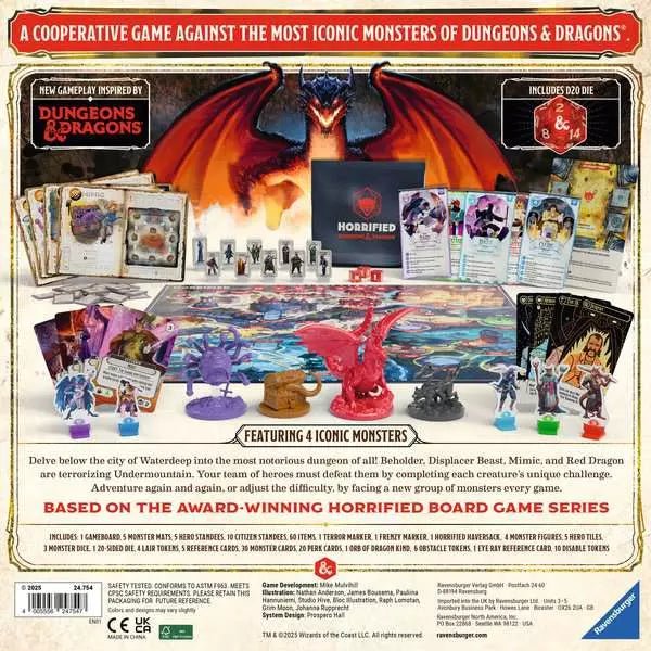 Horrified: Dungeons & Dragons Board Game Board Games The Compleat Strategist