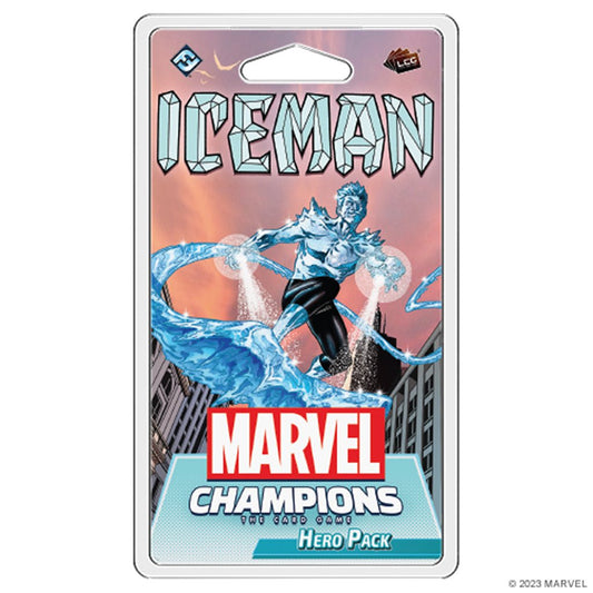 Marvel Champions: The Card Game - Iceman Hero Pack (Preorder) from Fantasy Flight Games at The Compleat Strategist