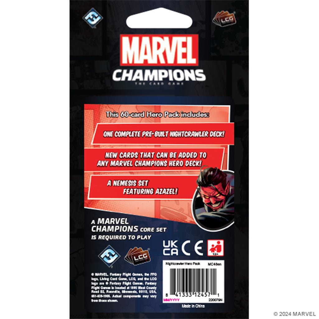 Marvel Champions: The Card Game - Nightcrawler Hero Pack (Preorder) Collectible Card Game The Compleat Strategist