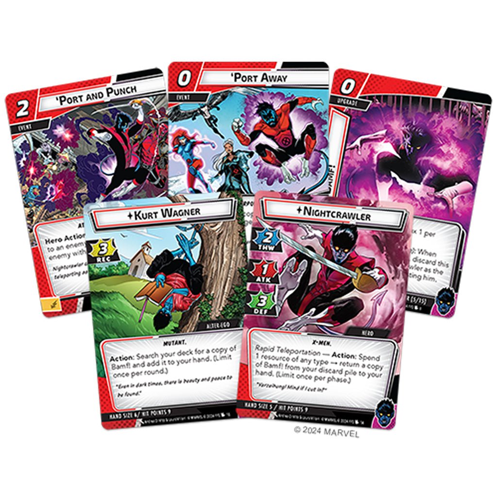 Marvel Champions: The Card Game - Nightcrawler Hero Pack (Preorder) Collectible Card Game The Compleat Strategist