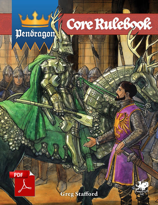 Pendragon RPG: Core Rulebook Tabletop Role Playing Games The Compleat Strategist