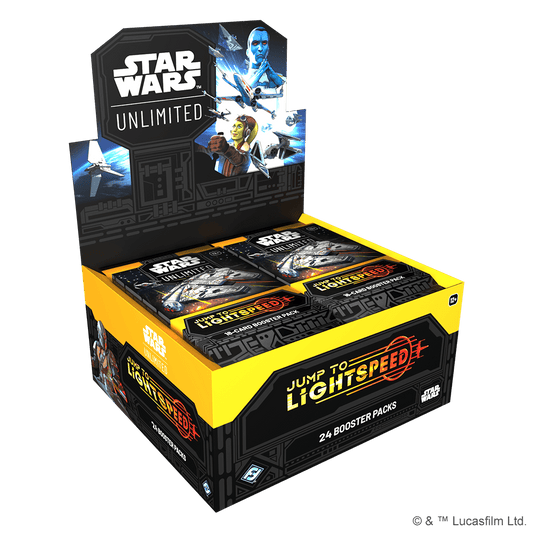 Star Wars Unlimited Jump to Lightspeed Booster Display Collectible Card Games The Compleat Strategist
