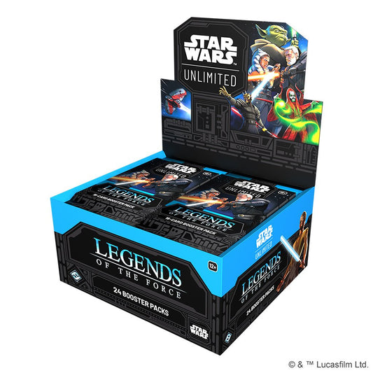 Star Wars: Unlimited - Legends of the Force: Booster Display Collectible Card Games The Compleat Strategist