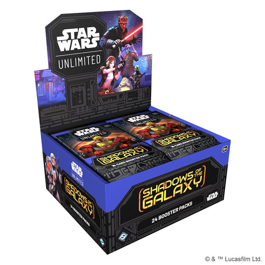 Star Wars Unlimited Shadows of the Galaxy Booster Display Card Games The Compleat Strategist