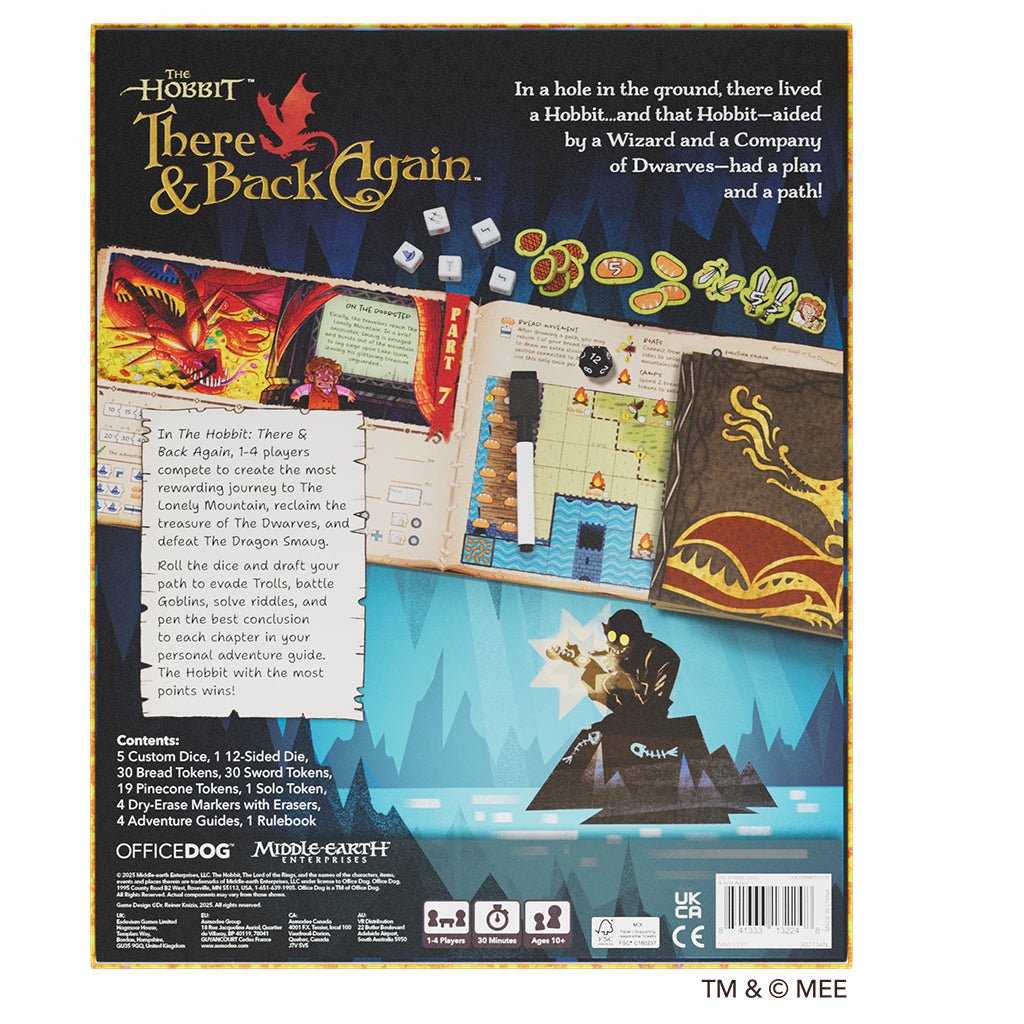 The Hobbit: There and Back Again (Preorder) Board Game The Compleat Strategist