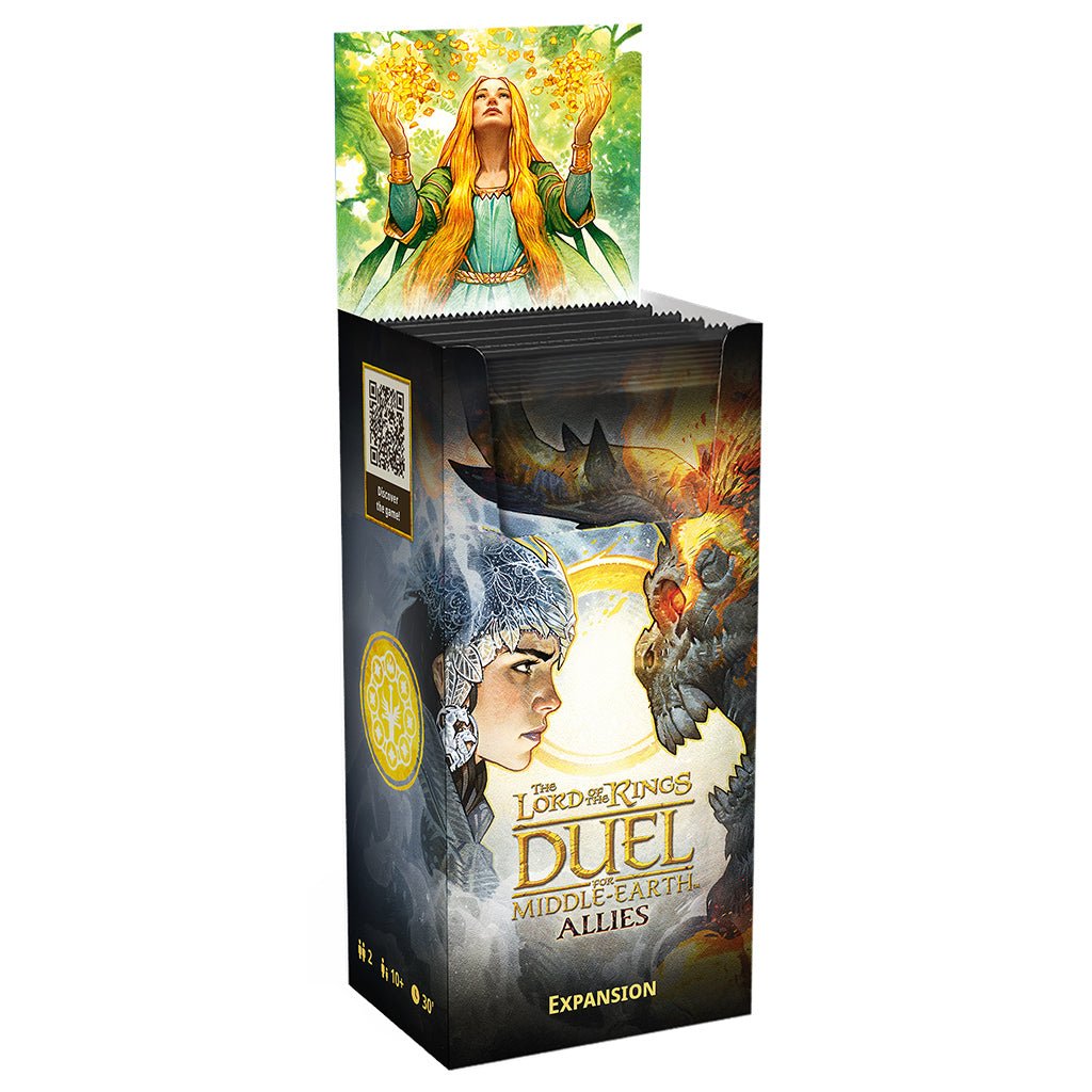 The Lord of the Rings: Duel for Middle - Earth Allies Expansion (one expansion pack) (Preorder) Card Games The Compleat Strategist