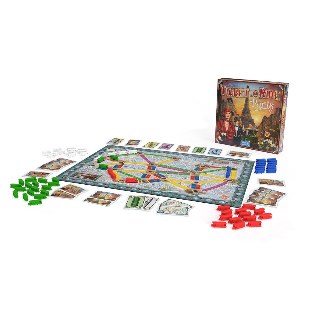 Ticket to Ride Paris Board Game The Compleat Strategist