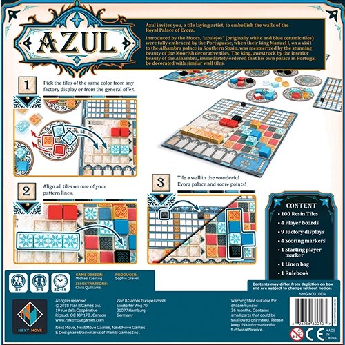 Azul Board Games The Compleat Strategist