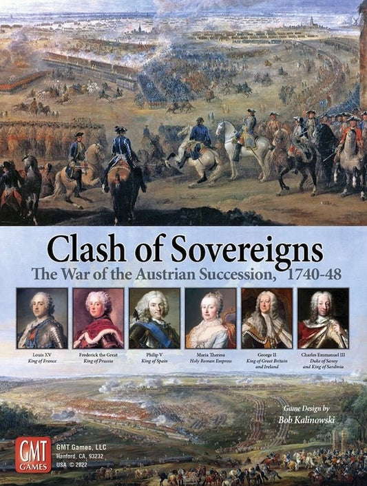 Clash of Sovereigns: The War of the Austrian Succession, 1740 - 48 Board Games The Compleat Strategist