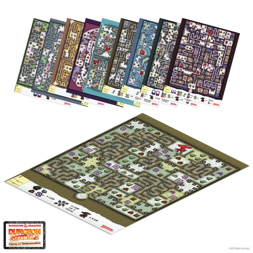 Dungeons & Dragons: Dungeon Scrawlers - Heroes of Undermountain Board Games The Compleat Strategist