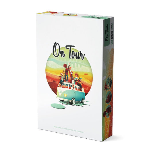 On Tour: USA & Europe roll and write game Roll and Write The Compleat Strategist