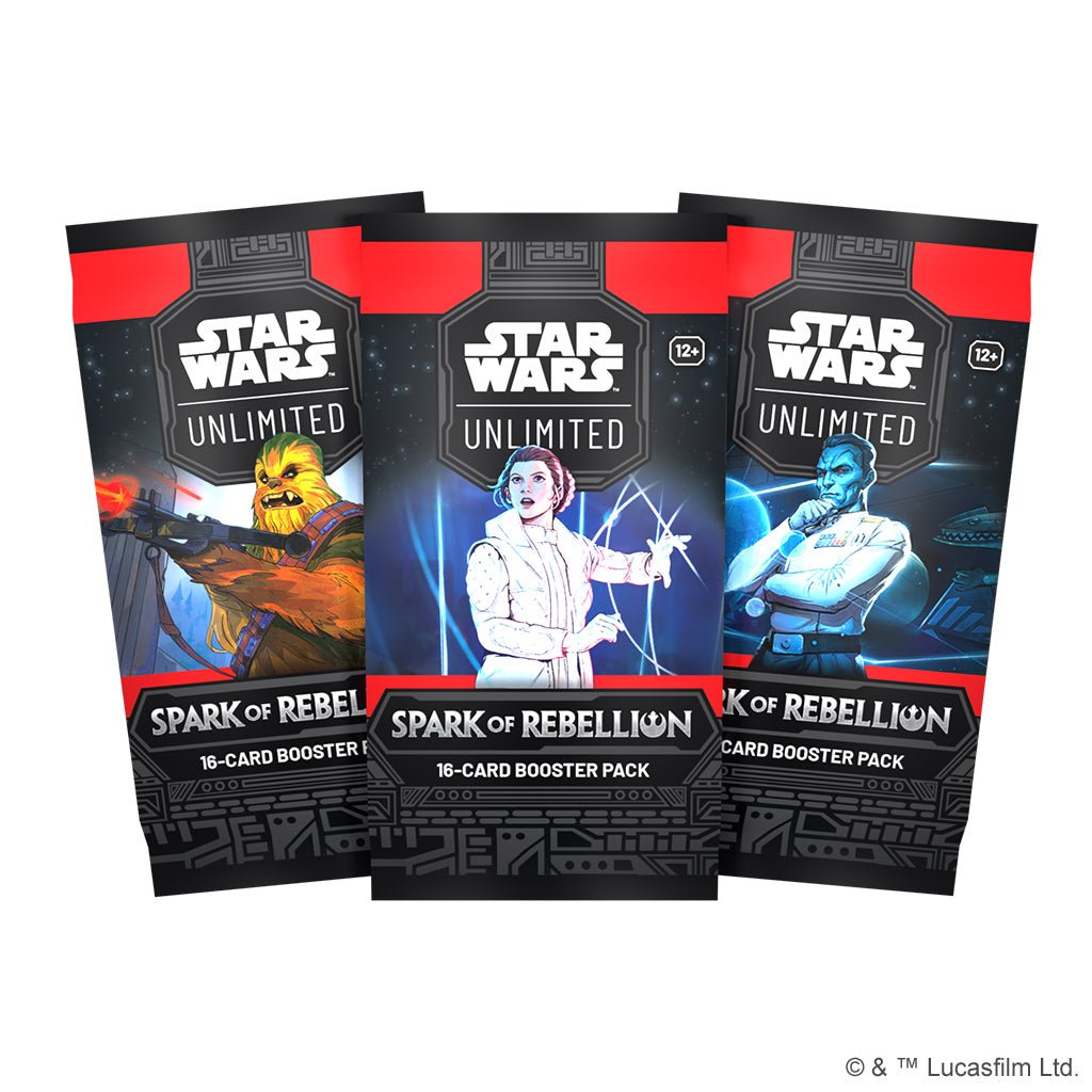 Star Wars: Unlimited - Spark of Rebellion Booster Display Collectible Card Games The Compleat Strategist